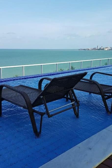 Flat Bello Plaza - Piscina Com Vista Da Orla Cabedelo Exterior foto